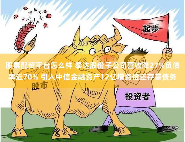 股票配资平台怎么样 泰达股份子公司营收降27%负债率近70% 引入中信金融资产12亿增资偿还存量债务